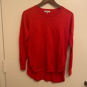 Madewell womens red sweater xs
